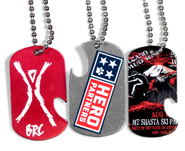 Bottle Opener Dog Tags