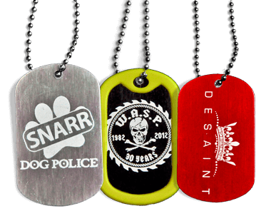 Engraved Dog Tags