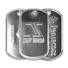 Embossed<br>Dog Tags